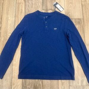 Vineyard Vines Kid’s Navy Long Sleeve Tee